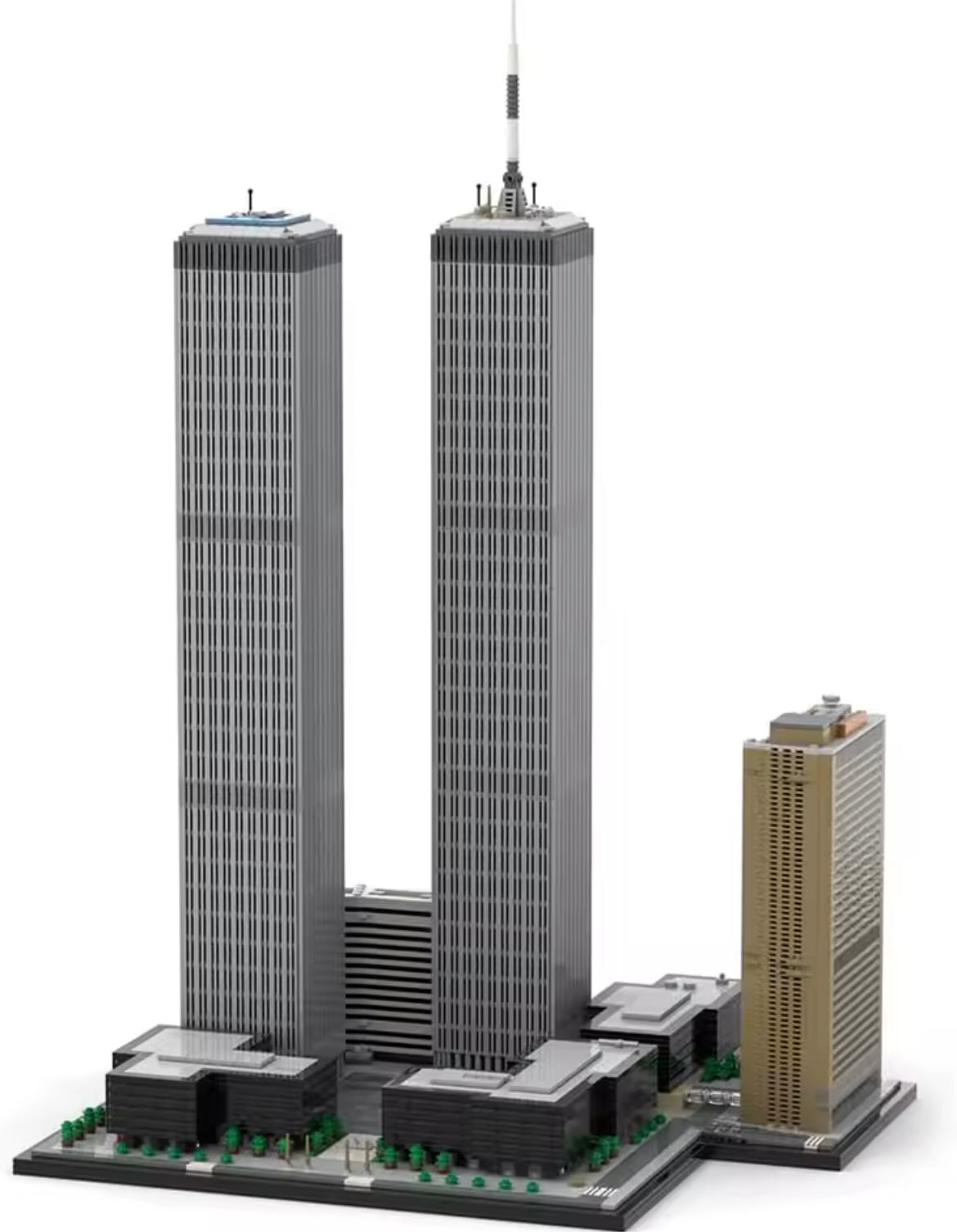 World Trade Center Twin Towers Building Bricks 7129 Pieces