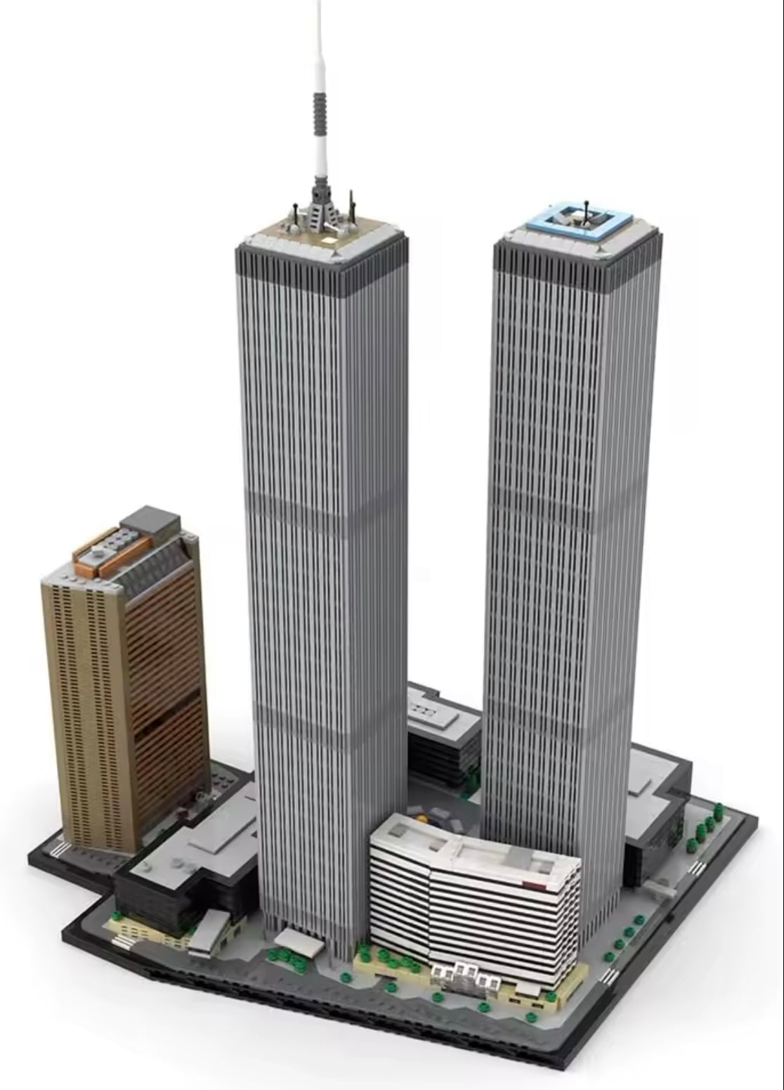 World Trade Center Twin Towers Building Bricks 7129 Pieces